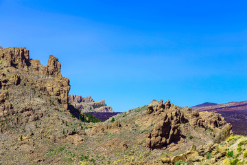 Fototapeta na wymiar Mountains on Tenerife Island in Spain