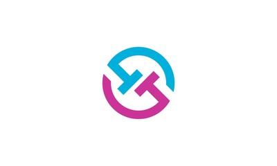 abstract circle busines finance logo