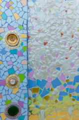 Art mosaic glass