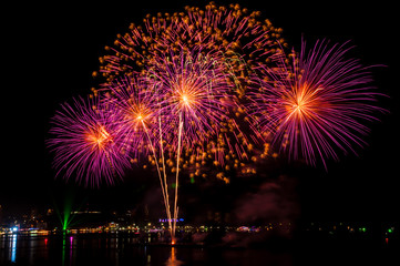 International Fireworks Festival at Pattaya, Thailand