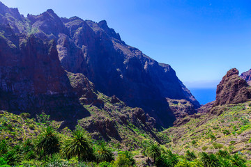 Mountains on Tenerife Island in Spain