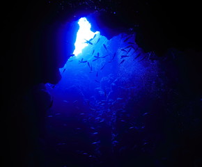 宮古島　魔王の宮殿の地形
