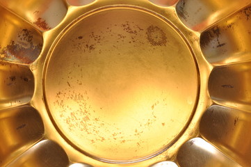 Gold metal abstract background