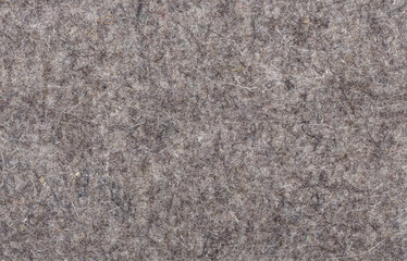 macro of grey felt texture for backgrounds