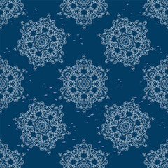 Vector element holiday snowflake