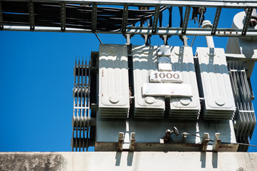  electrical transformer in data room