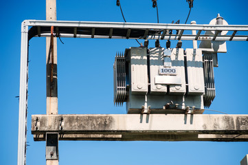  electrical transformer in data room