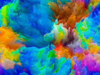 Obraz na płótnie Canvas Virtualization of Colors