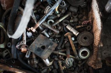 Old tool in dirty place