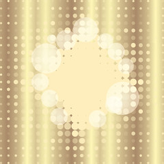 Halftone Pattern gold for text.