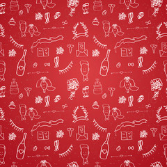 Background with the wedding pictures