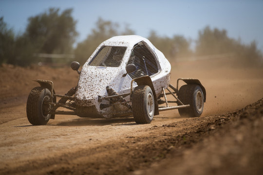 GRANADA, SPAIN - MARCH 29: II Autocross championship "El Chaparral", March 29, 2015 Granada, Spain.