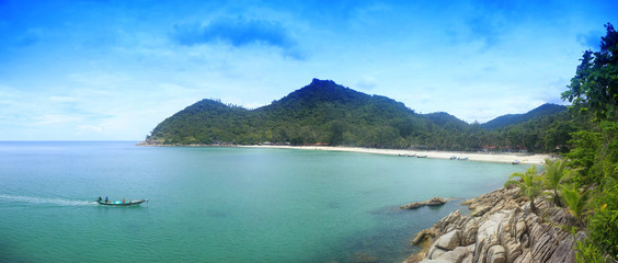 Obraz premium Panorama - Bottle Beach, Koh Phangan