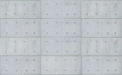Tuinposter kale op zijn plaats gegoten grijze betonnen muur textuur achtergrond © nicvandum