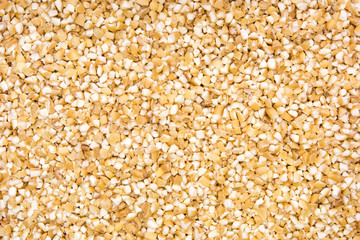 close up shot of split corn seeds (textured) - 97950230