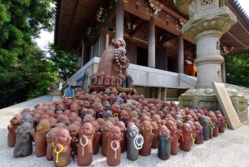 Naklejka premium Around Reikado Hall, Mount Misen trail on Miyajima Japan.