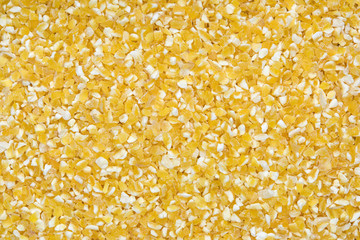 close up shot of split oat grain (textured) - 97950866