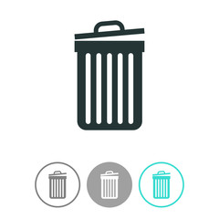 Bucket vector icon.