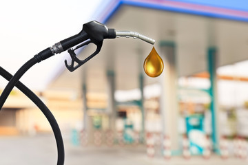 Obraz premium Gasoline Fuel Nozzle