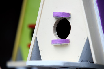 close up of bird house