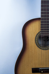 Obraz premium acoustic Guitar on white background