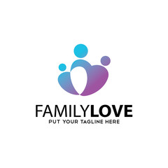 Family Love Logo Icon