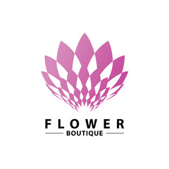 Flower Boutique Logo Icon