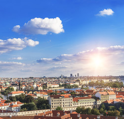 Fototapeta na wymiar View of Prague.