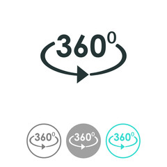 360 degree icon.