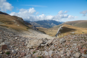 Majestic mountain landscapes of the Caucasian reserve