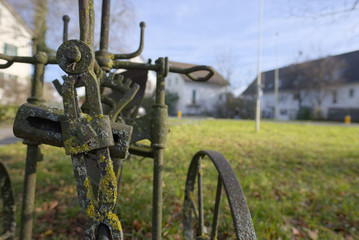 Alter Rostiger Pflug