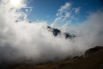 Majestic mountain landscapes of the Caucasian reserve