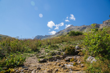 Majestic mountain landscapes of the Caucasian reserve