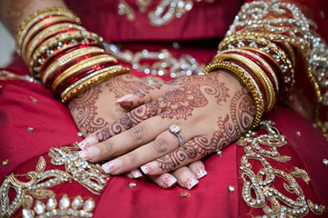 Indian brides hands