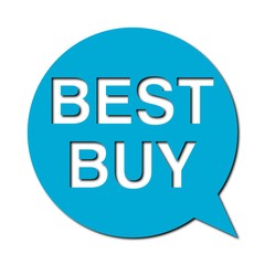 Speech Bubble best buy with shadow