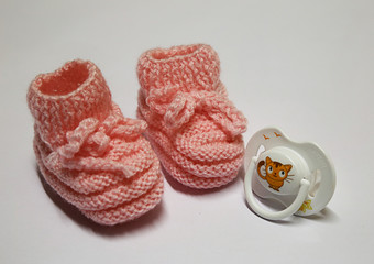 chaussons roses