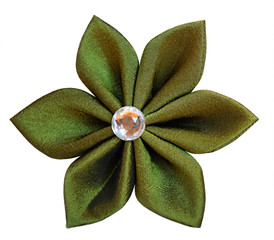 Handmade fabric flower