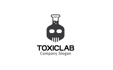 Toxic Lab Design Illustration