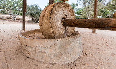 Ancient millstone