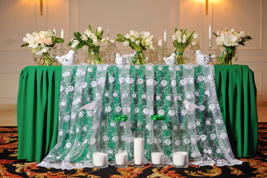 Table For The Bride And Groom