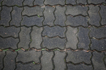brick floor