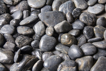 beach black stone