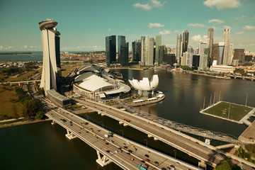 Obraz premium Singapore skyline