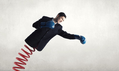 He fights for success