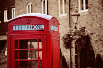 telephone booth and mail box