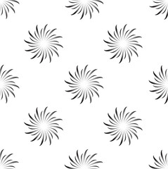 Fototapeta na wymiar seamless pattern with fireworks