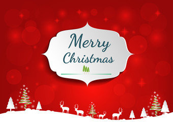 Christmas  background Vector illustration.