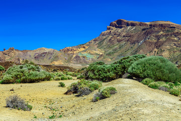 Mountains landscape on Tenerife island