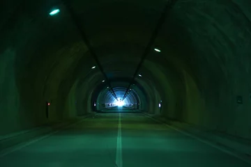 Tableaux ronds sur plexiglas Tunnel トンネル