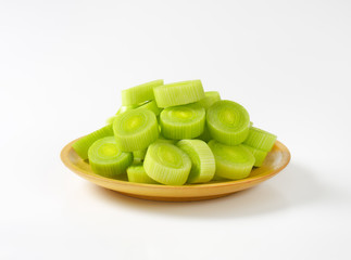 leek slices
